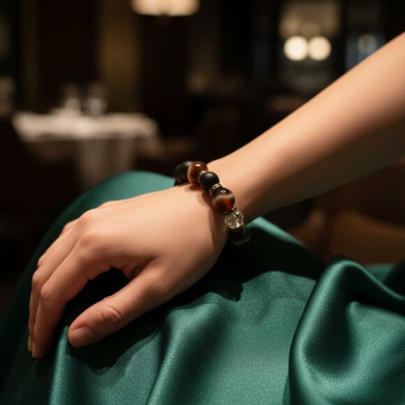 Handcrafted Royal Wrist Beads - Picture 3 of 5